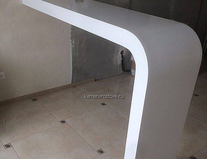 Гнутые изделия из термоформируемого акрилового камня сложной формы